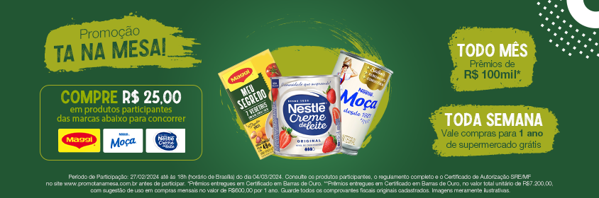 Tá na Mesa com Nestlé