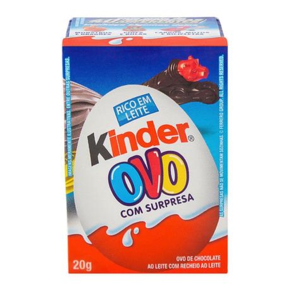 Kinder Ovo Meninos 2 unidades de 20g cada Ferrero  Compre na Mercadoce -  Mercadoce - Doces, Confeitaria e Embalagem