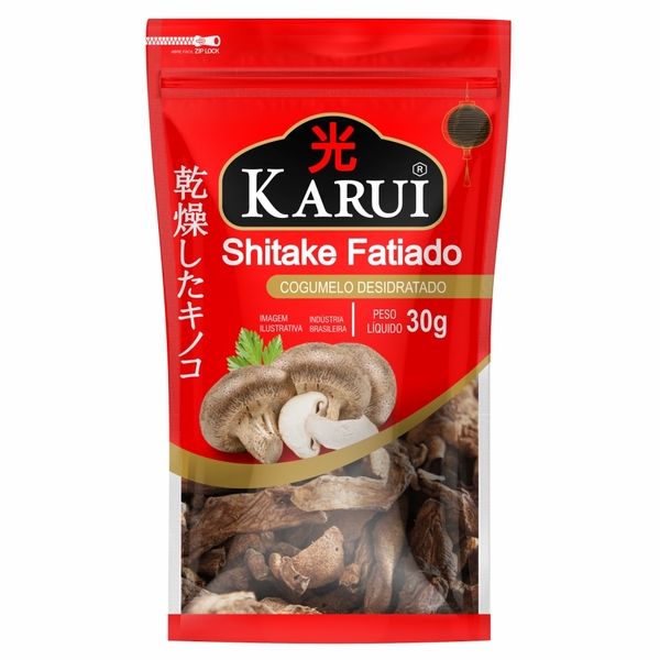 SHITAKE DESIDRATADO INTEIRO 50G