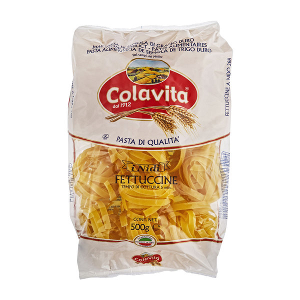 Macarrão Fettuccine Colavita 500g Massa Seca Br